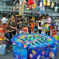 Modèle de simulation de machine de pêche pour parc d'attractions pour enfants - Taille réelle, construction en acier et métal pour intérieur/extérieur, idéal pour les écoles