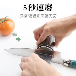 Aiguiseur de couteaux professionnel Yangjiang en aluminium multi-grains avec rouleau à angle arrondi pour usage domestique - Product Image 2