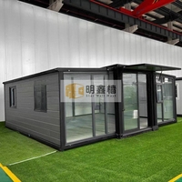 Mxq Vente directe usine – Maison conteneur préfabriquée moderne et extensible de 20/40 pieds pour jardin et véranda