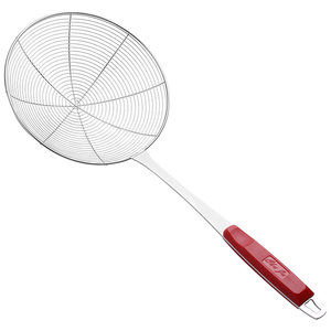 ที่กรองกระชอนสำหรับทำอาหารทอดกระชอนสแตนเลสสตีลแข็งโลหะ - Product Image 6