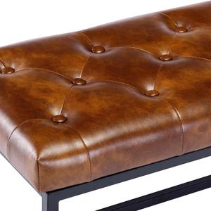 Banco Tapizado en Cuero de Lujo, Asiento Cómodo, Construcción Robusta, Diseño Moderno y Elegante, Perfecto para Pasillo o Sala de Estar - Product Image 3