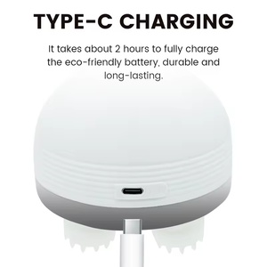 Masajeador Eléctrico Portátil a Prueba de Agua para Aliviar el Dolor de Cabeza, Masajeador de Silicona para Cabeza y Cuero Cabelludo - Product Image 5