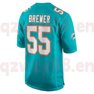 2025 American Football Trikot für die Dolphins, personalisiertes Team, 28 Achane, 13 Dan Marino, Polyester, kurze bedruckte Shirts, Übergröße, schnell trocknend - Product Image 2