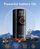 Portable Digital Tire Inflator Fast Inflation Auto Shut-Off Stop LCD Display 150PSI Car Tire Inflator with Preset Pressure