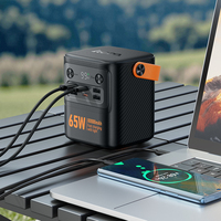 Batterie externe J152 Pro Tough PD65W légère, grande capacité 80000 mAh, pour la recharge d'urgence en extérieur