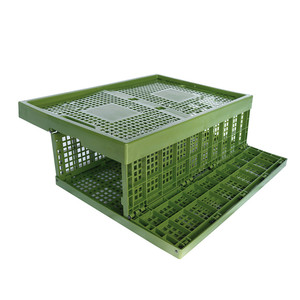 Caisse en plastique pliable et empilable de type maille, fabrication chinoise, vente chaude - Product Image 2