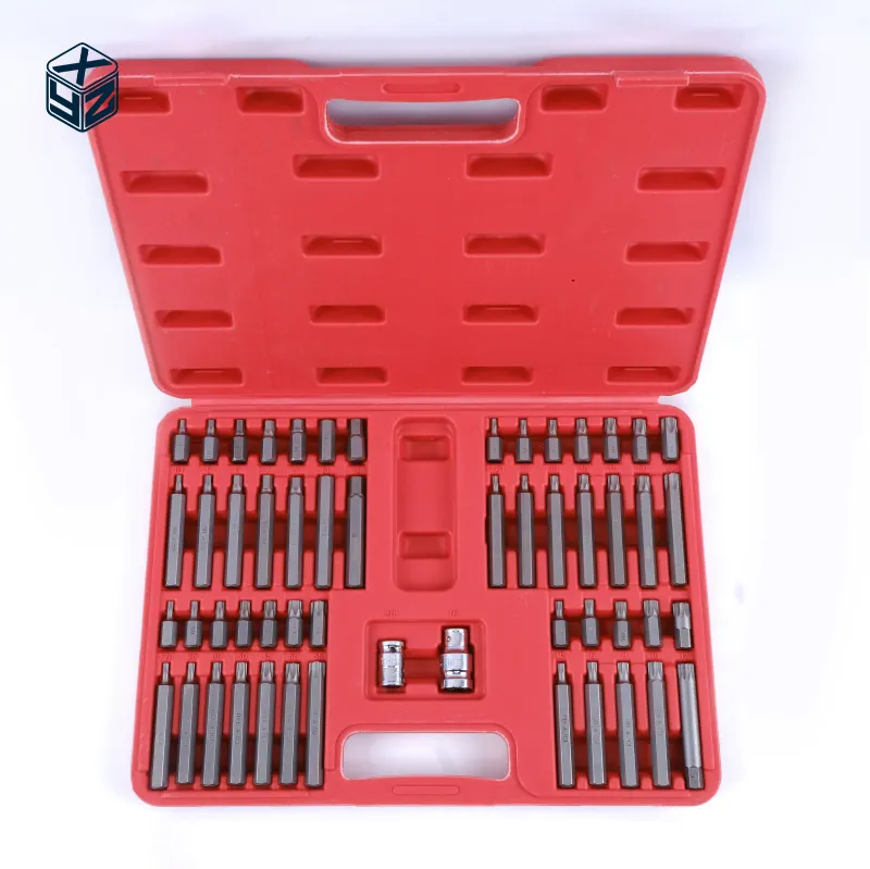 Tùy chỉnh thiết kế độ chính xác cao hợp kim thép CRV Chất liệu 54 cái hộp nhựa bits Set