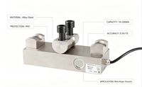 Capteur de tension à câble métallique étanche IP67 en acier allié TJZ-2, capacité de charge de 10 kN à 200 kN, pour grue, palan et élévateur