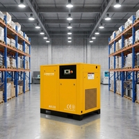 Compresseur d'air industriel à vis stationnaire OEM 22KW IE4, 8 bars, 3,6 m/min, CE, moteur à économie d'énergie 15-45%, vitesse variable