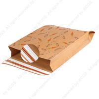Sac d'emballage compostable biodégradable personnalisé de marchandises douces pochette en papier kraft pour vêtements