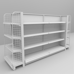 Étagères double face en acier laminé à froid pour supermarchés, <span class=keywords><strong>pharmacie</strong></span>, épicerie, présentoir en métal à vendre - Product Image 1