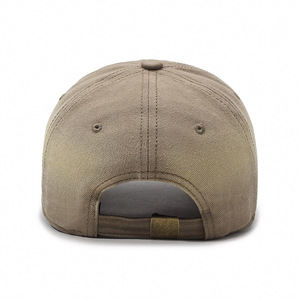 Gorra de béisbol coreana vintage, suave, con visera curva de mezclilla degradada, estilo deportivo Oxford, informal, de 6 paneles, con bordado 3D y hebilla metálica. - Product Image 3