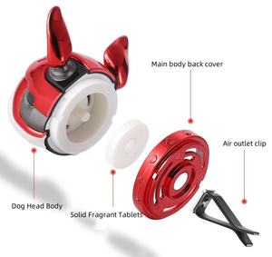Lâu dài rắn thương hiệu mới người Mỹ BẮT NẠT Vent Clip khuếch tán hương thơm xe mùi hương hương thơm Pháp Bulldog làm mát không khí - Product Image 5