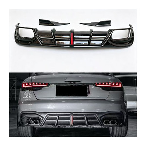 <span class=keywords><strong>Nuevo</strong></span> Kit de Carrocería de Fibra de Carbono para <span class=keywords><strong>Audi</strong></span> <span class=keywords><strong>A4</strong></span> S4 B9.5, Parachoques y Difusor Trasero, Plástico Negro Brillante, Opcional, Instalación con Tornillos, Modificación/Actualización - Product Image 1