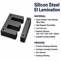 Noyau de laminage en acier au silicium EI sur mesure pour transformateur de conversion de puissance de chargeur de véhicule électrique