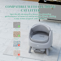 Petpivot Bac à litière automatique autonettoyant nouvelle génération - Conception à ouverture supérieure pour plusieurs chats de grande taille