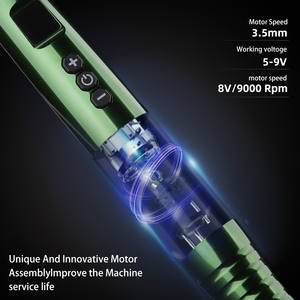 XNET <span class=keywords><strong>Dragon</strong></span>'s Kiss 1200mAh 3.5mm Course Sans Fil Maquillage Permanent Sourcils Tatouage Stylo Machine pour Cuir Chevelu Lèvres Eyeliner - Product Image 4