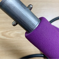 Kit de fitness portable et écologique pour le yoga - Barre de Pilates en caoutchouc et NBR, couleur personnalisable, pour usage domestique en intérieur, avec bande de résistance