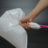 Sacs jetables pour cuvette de lit avec cordon de serrage rose, qualité médicale, étanches et résistants à la déchirure, pour l'hygiène des patients
