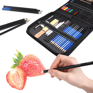 96-teiliges professionelles Skizzenstift-Set mit Tragetasche, Kinder-Zeichenkunstbedarf, Farbstift-Set - Product Image 3