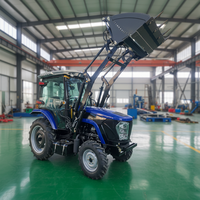 Traktor Kubota 4X4 Murah untuk Pertanian, 25Hp 60Hp 4Wd, Harga Kubota 4X4 Loader Backhoe Hst Drive, Mini Traktor 4X4 Kubota