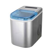 Vente en gros 220V automatique Mini machine à glaçons portable Ménage Maison Comptoir boîtier en plastique pour eau en bouteille pour hôtels