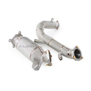 Tuyaux d'échappement pour <span class=keywords><strong>Audi</strong></span> <span class=keywords><strong>A5</strong></span> Coupé <span class=keywords><strong>A5</strong></span> <span class=keywords><strong>Sportback</strong></span> <span class=keywords><strong>A5</strong></span> Cabriolet <span class=keywords><strong>40</strong></span> <span class=keywords><strong>TFSI</strong></span> 2.0T <span class=keywords><strong>2020</strong></span>-2025 Tuyaux d'échappement haute performance - Product Image 2