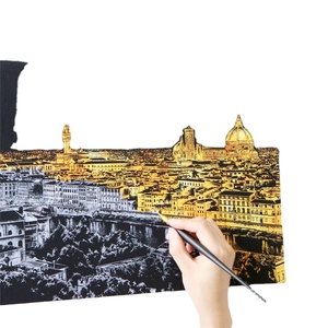 กระดาษ<span class=keywords><strong>วาด</strong></span><span class=keywords><strong>ภาพ</strong></span>ขูดสำหรับตกแต่งบ้านของขวัญวันเกิด - Product Image 1