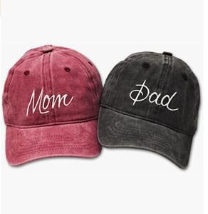 Cappellini da Baseball Ricamati per Mamma e Papà, Regolabili e Stile Vintage (Personalizzazione Ricamo MOQ 10 pezzi) - Product Image 1