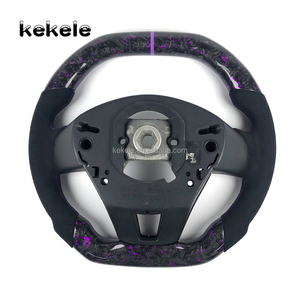 Volante Personalizado para Mazda3 Mazda6 <span class=keywords><strong>CX3</strong></span> CX5 Axela8, Fibra de Carbono Forjada, Gamuza Deportiva, Totalmente Personalizable - Product Image 6