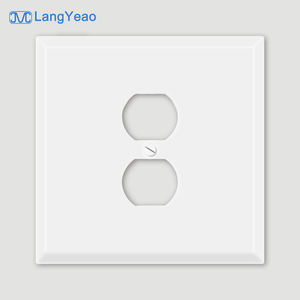 LangYeao 定制美式标准墙壁插座多功能插座黄铜或不锈钢面板双插座和开关 - Product Image 1