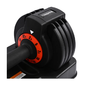 Haltères réglables de 27,5 lb/12,5 kg, haltères multi-poids, réglage rapide <span class=keywords><strong>du</strong></span> poids, adaptés aux entraînements - Product Image 4