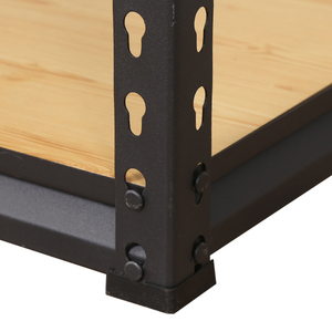 Estantería esquinera para garaje, 90cm, de alta resistencia Estantes de Metal, tablero de MDF - Product Image 5
