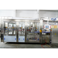 Machines de remplissage de jus OEM ODM, ligne de production automatique de jus d'orange frais en bouteilles en verre de petite taille pour usine de boissons