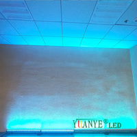 Barre lumineuse LED linéaire asymétrique inclinable à 45 degrés, L42mm H39mm, étanche IP67, éclairage mural DMX512 PWM RGBW