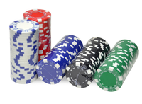Prêt à expédier couleurs argile ABS blanc accessoires de Golf uniques 40mm en plastique jeton de Poker marqueurs de balle de Golf