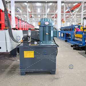Máquina Formadora de Láminas para Techos con Certificación CE, Control PLC y Corte Hidráulico para Paneles de Techo, Precio de Fábrica de Motor y Bomba - Product Image 3