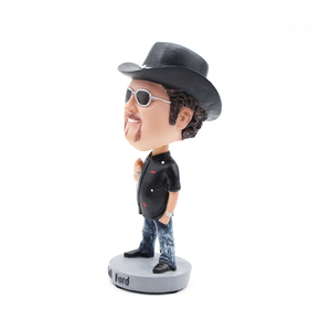 Nouvelle résine personne célèbre lunettes de soleil cool homme mode bobblehead personnalisé Statue personnalisé Bobble Head figurines bobblehead - Product Image 4