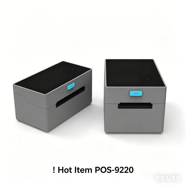 ZJprinter POS9220 203dpi Shipping Label Printer108mm 160mm/s Thermal Label Maker Printer with USB for Express Warehouse