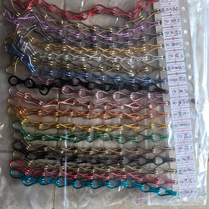 Màu sắc khác nhau móc đôi nhôm Chuỗi liên kết Fly màn hình lưới Rèm cho trần trang trí - Product Image 2