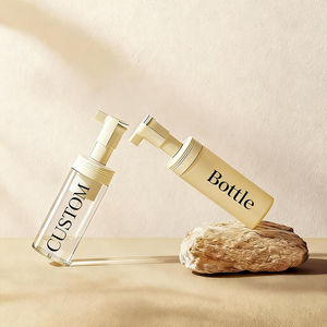 Bouteille vide en PET blanc pour mousse, 100ml, 150ml, 200ml, pour nettoyant <span class=keywords><strong>visage</strong></span>, avec couvercle, vente en gros - Product Image 3