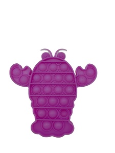 ของเล่นบีบคลายเครียด รูปทรงกุ้งล็อบสเตอร์ ของเล่นซิลิโคนบีบป๊อปบับเบิ้ล สำหรับเด็กอายุ 5-7 ปี  สำหรับเด็กออทิสติกและเด็กที่มีความต้องการพิเศษในสหรัฐอเมริกา - Product Image 6