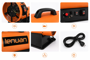 Calentador de Gas LPG Portátil Automático de Aire Forzado con Motor para Uso en Exteriores, Alta Temperatura y Gran Capacidad de Calefacción - Product Image 2