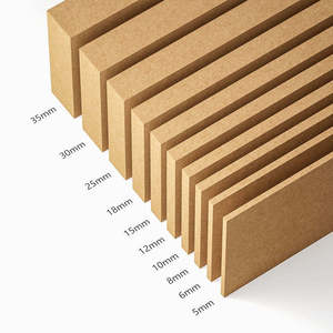 Panneau en fibre de bois de taille personnalisée 6 mm / 9 mm / 12 mm / 18 mm, surface lisse, panneau en MDF pour meubles et portes - <span class=keywords><strong>Nancy</strong></span> - Product Image 3