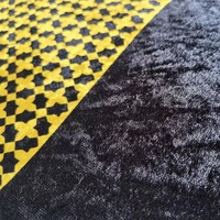 Tapis de prière en velours doré et diamanté en gros, 70*110cm, 80*120cm, variété de tapis de prière islamiques