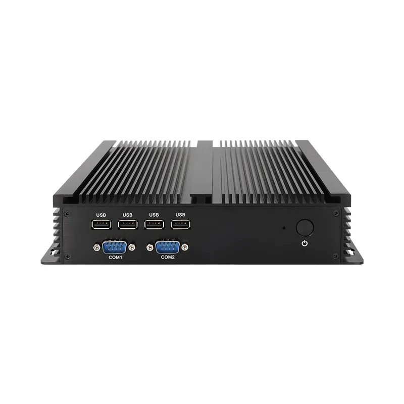 Fanless Computer Core i3 i5 i7 Win10 Li-nux Industrial Mini PC 6 * USB 2 * Gigabit Lan HD VGA 6com porte