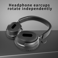 Casque sans fil supra-auriculaire AKZ couleur macaron 2024 avec annulation active du bruit (ANC), son Hi-Fi, design étanche