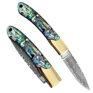High Quality Folding <strong>Knives</strong> Factory Sale Customized Sharp Blade Damascus Steel Hiking <strong>Knives</strong> - Product Image 3