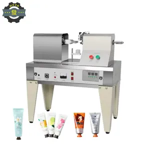 JH washing products filling ultrasonic sealing machine QDFM-125 plastic pipe aluminum pipe automatic cutting and sealing machine