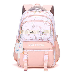 2024 New China Wholesale Factory Rucksack Mochilas Oxford College Women's <b>Kids</b> Large Student School <b>Backpack</b> Bag for Girls - Product Image 1
